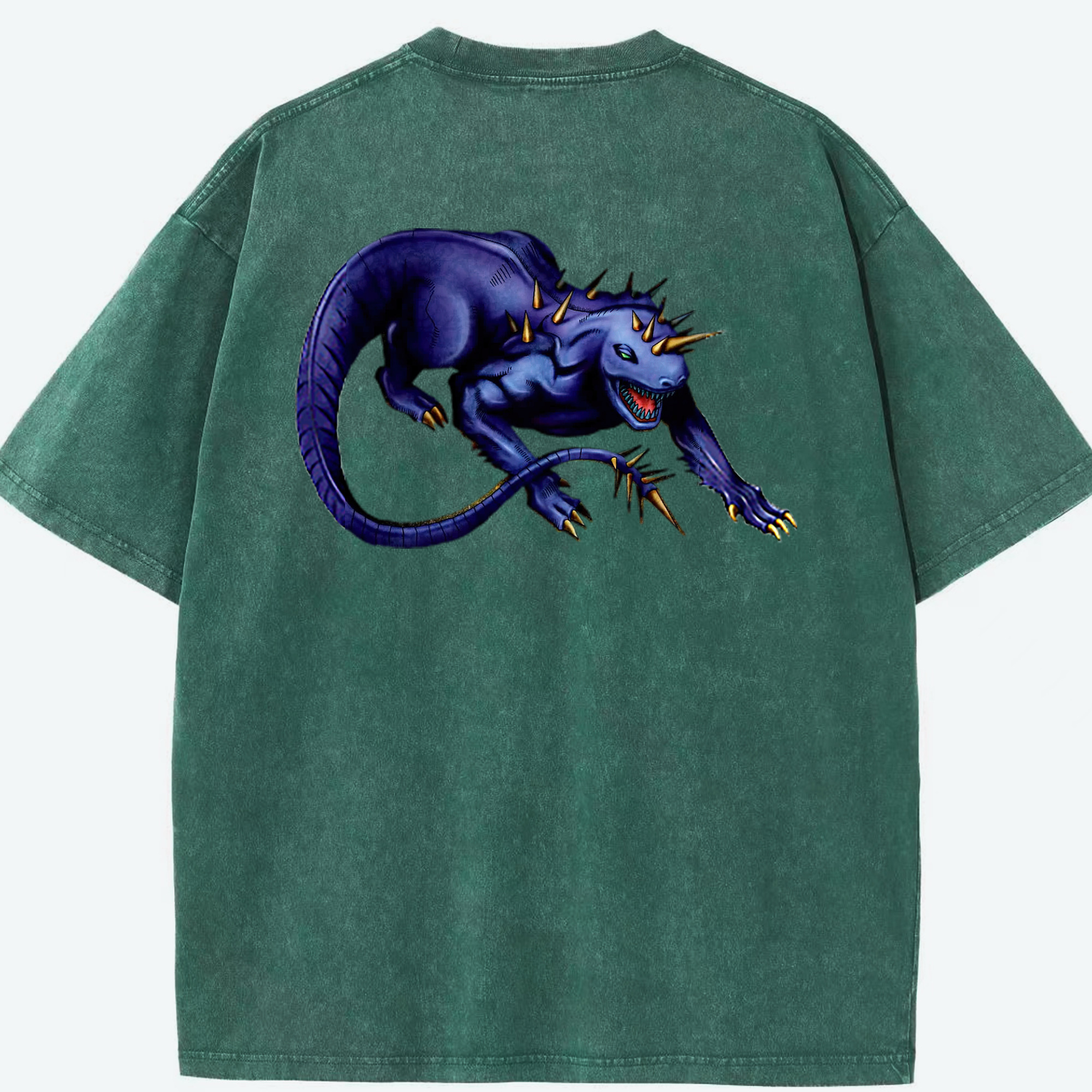 （画像用） 遊☆戯☆王 Yu-Gi-Oh! 綿100% ヴィンテージ風 半袖Tシャツ（背面プリント）